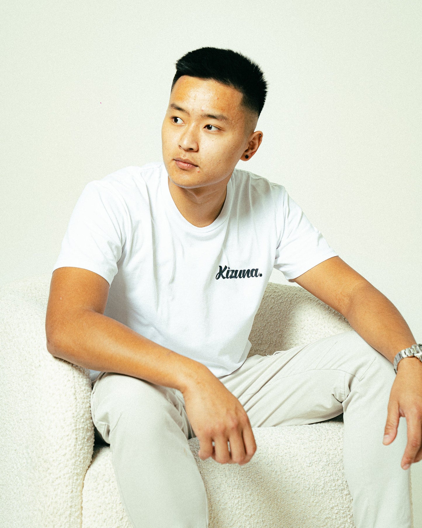 WHITE TEAM LOGO T-SHIRT