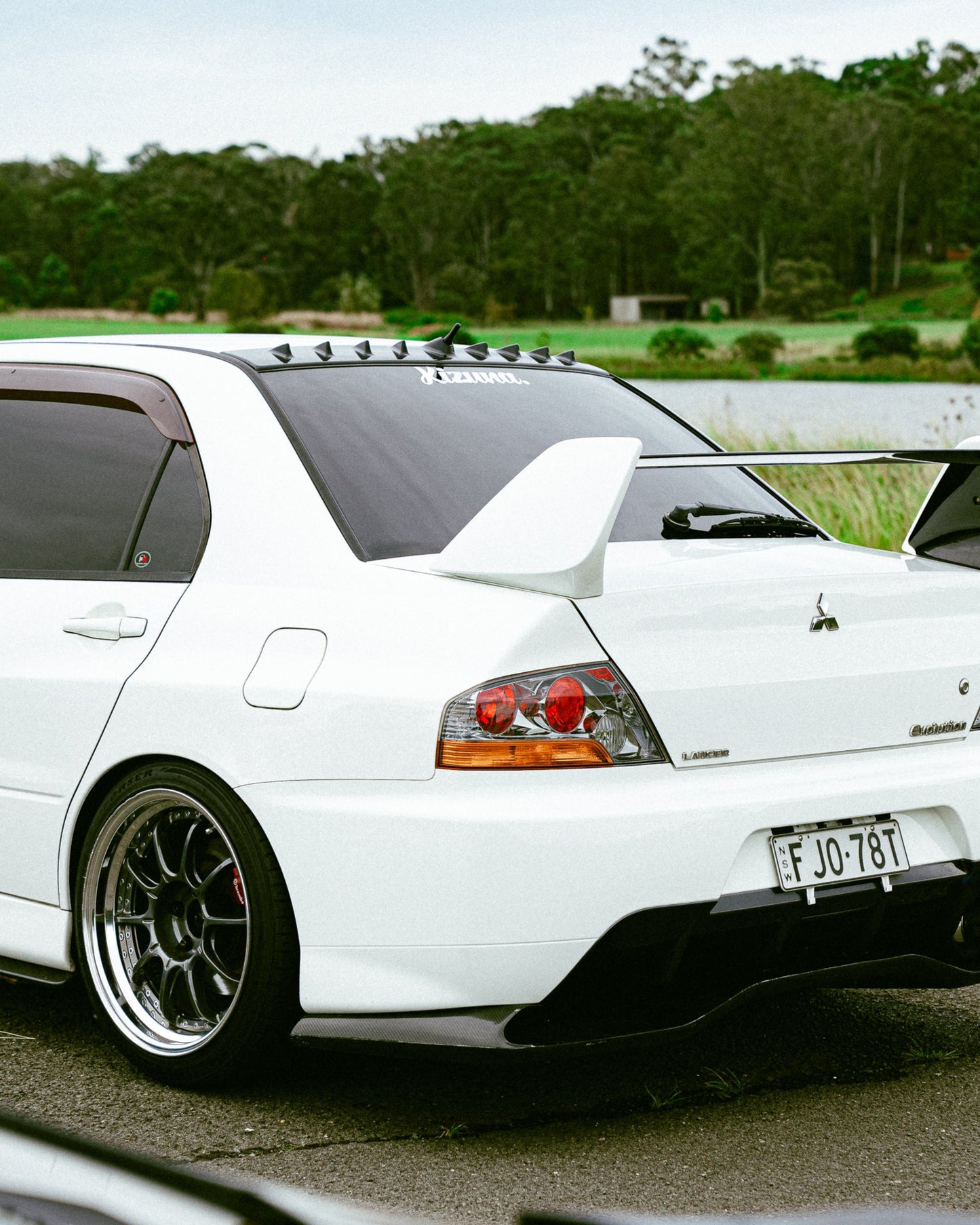 30CM WHITE 'TEAM LOGO' DECAL