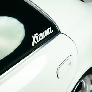 20CM WHITE 'TEAM LOGO' DECAL